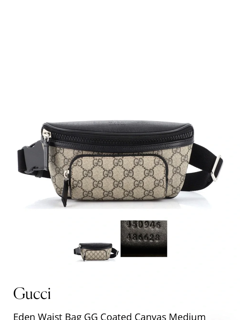 Gucci GG Supreme Eden Belt Bag